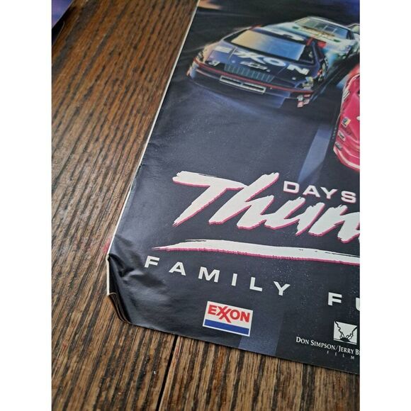 Lot of 2 Days of Thunder Family Fun Books 1990 NASCAR Paramount Exxon Promo - Picture 2 of 6